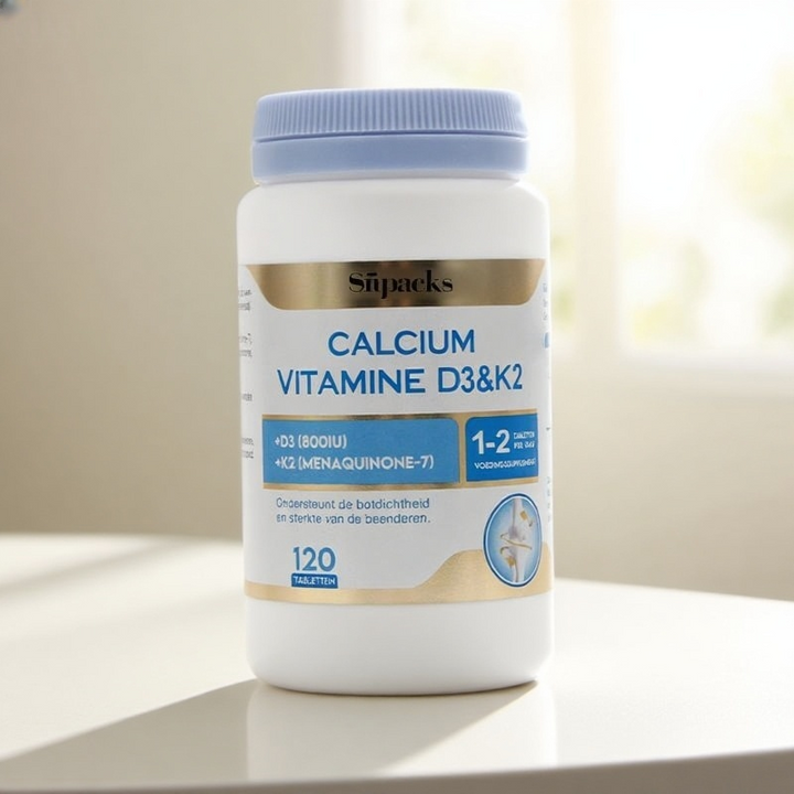 Vitamin Bottle Label - Custom D3 & K2 Labels - Pines