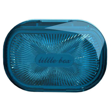 Custom Transparent Plastic Pill Box for Dentures & Retainers