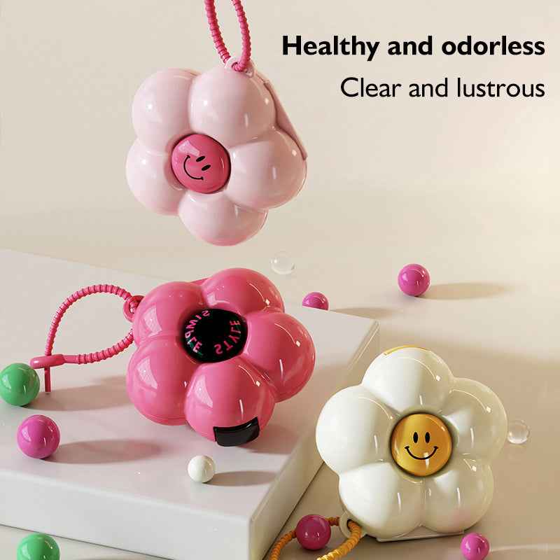 Flower-Shaped Pill Organizer – Stylish ABS Portable Pill Box | PINES