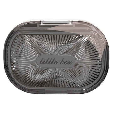Custom Transparent Plastic Pill Box for Dentures & Retainers