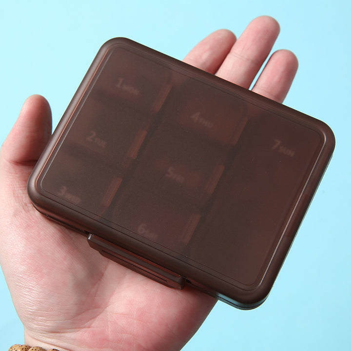 Weekly Pill Box - Food-Grade Safe & Travel-Friendly - Pines