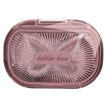 Custom Transparent Plastic Pill Box for Dentures & Retainers