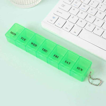 Pill Organizer with Compartments - Clear View - Pines