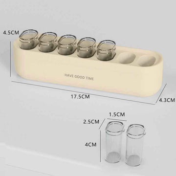 Mini 7-Day Pill Organizer | Portable Medicine Box with Custom Logo