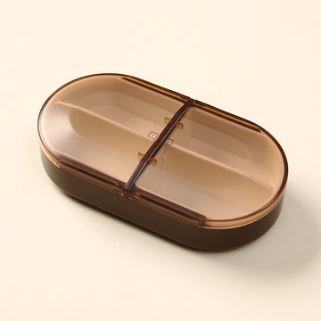 4-Compartments-Pill-Box-Brown