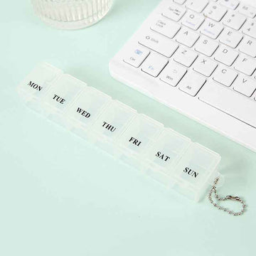 Pill Organizer with Compartments - Clear View - Pines