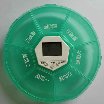 Smart Portable Pill Organizer - Food-Grade | Weekly - Pines