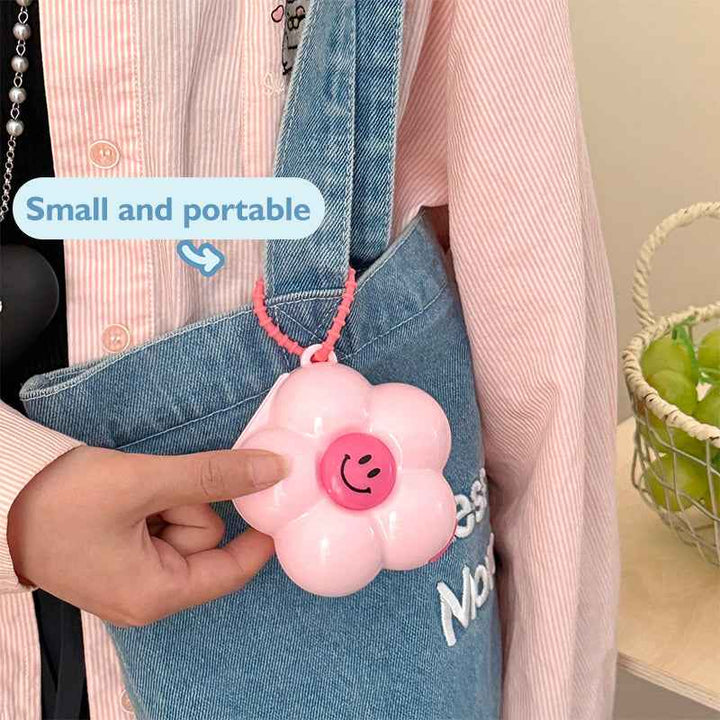Flower-shaped pill case made of healthy,