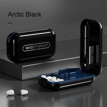 Wholesale Custom PP Pill Organizer with Pill Cutter | OEM Travel Medicine Box