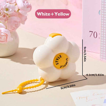 Flower-shaped pill case made of healthy,